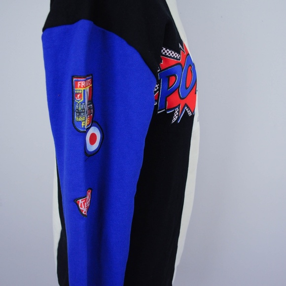 Katie Judith Sweatshirt Colorblock Patches Graphic - Picture 6 of 7